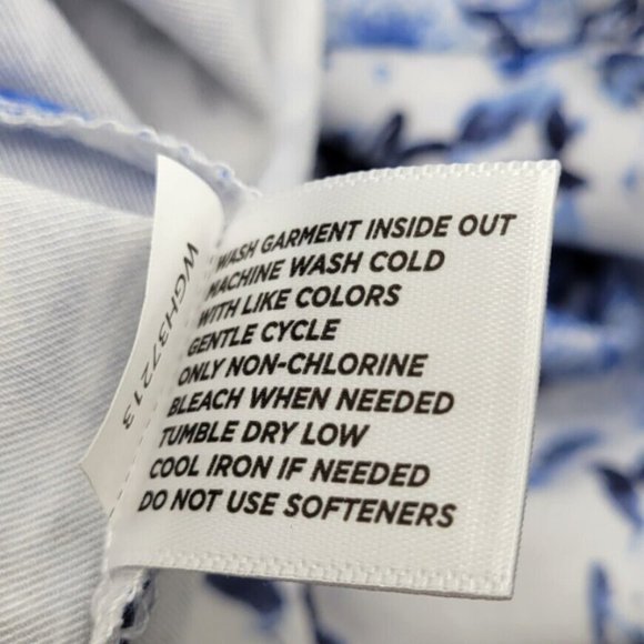 Lady Hagen Blue White Floral Print A-Line Mini Golf Skort Size Large - Picture 4 of 4